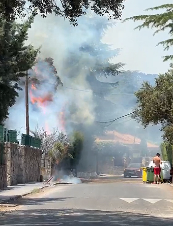 Incendio urbano en la C/Catorce de Los Arroyos&nbsp;06/07/2026